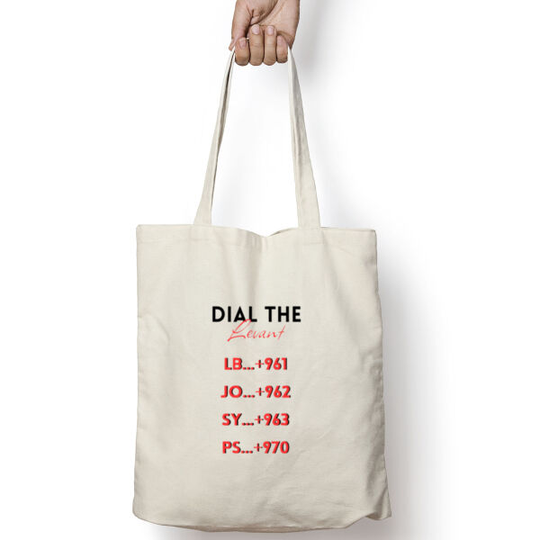 Dial The Levant Tote Bag Thumbnail